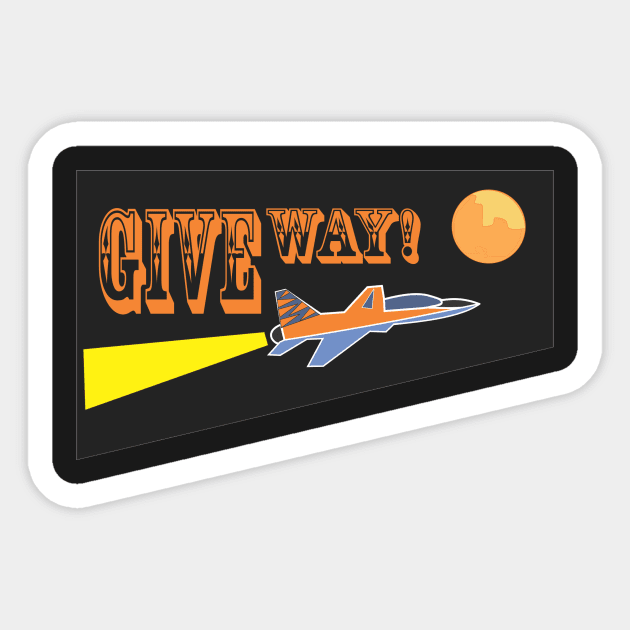 Give way Sticker by inazim